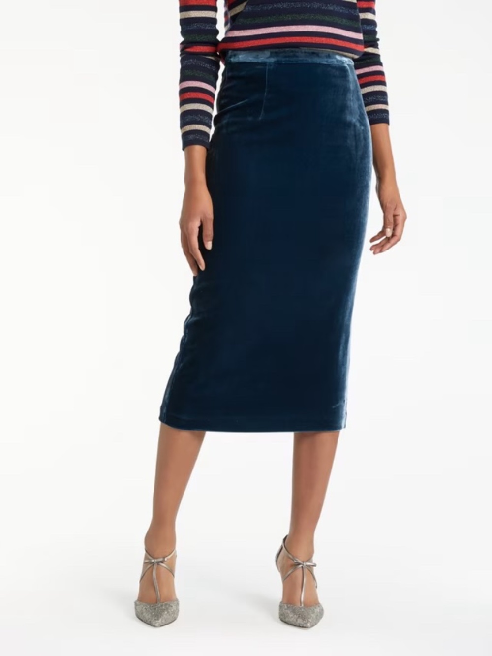 Boden Lorna Velvet Pencil Skirt US 4P